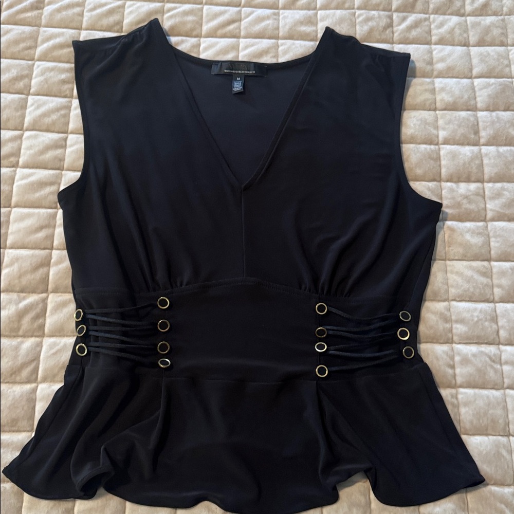 White House Black Market Black Top